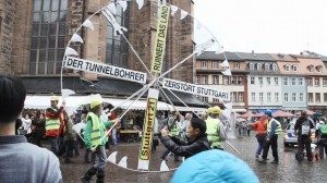 14.09.2013 Tunnelbohrer-Kampagne: Demo und Kundgebung in Heidelberg